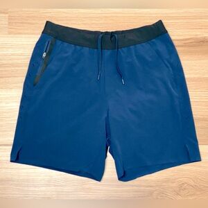 Ten Thousand Huckberry Interval 7" Shorts Men’s L Navy Blue with shorts liner